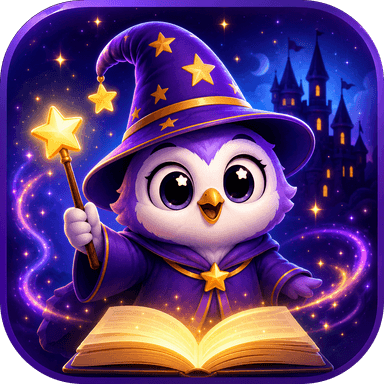 Wizzmo, the wizard owl mascot